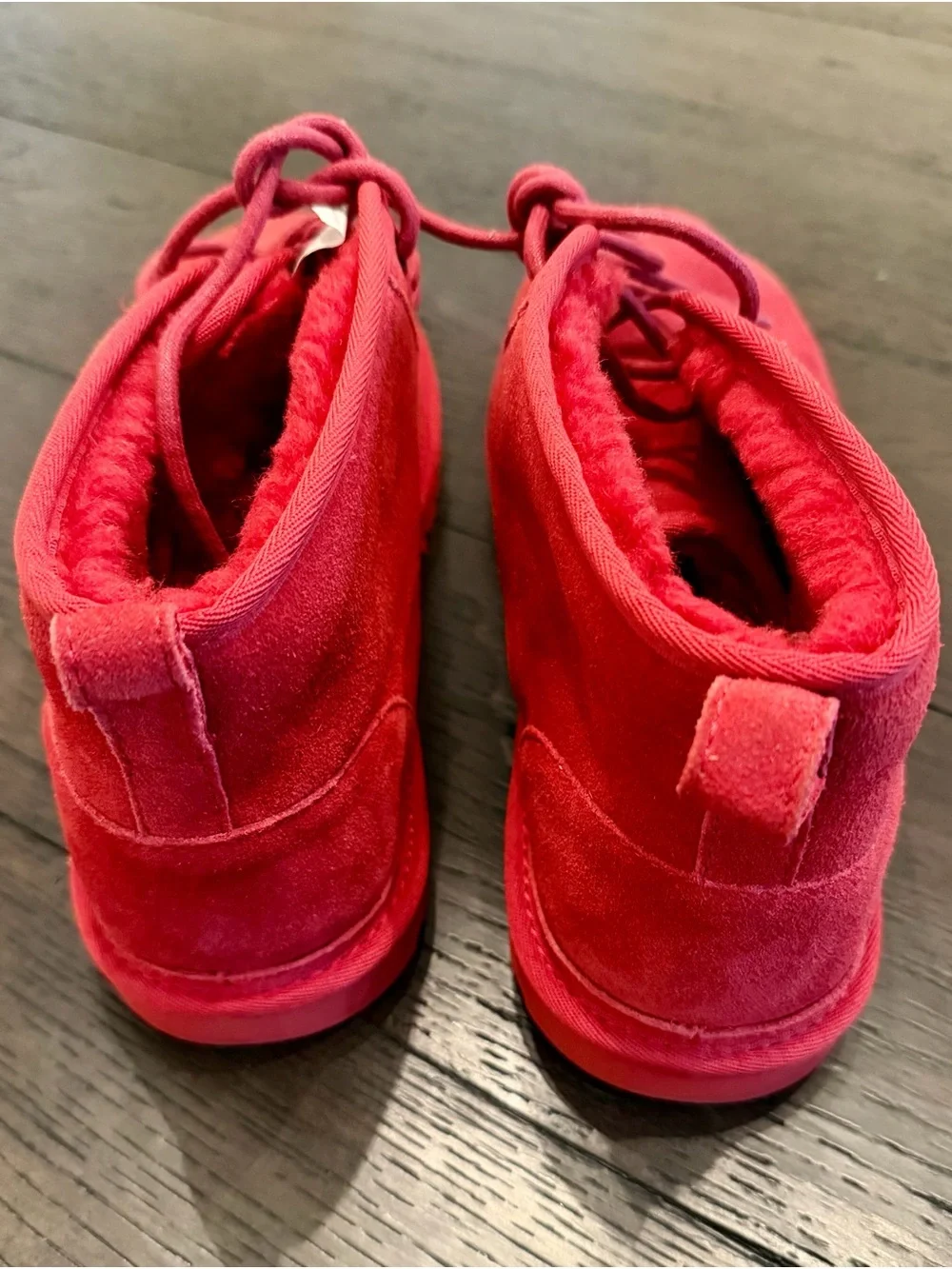 UGG Neumel Men's Chukka Boot, Size 14 -RED, Worn Sparingly